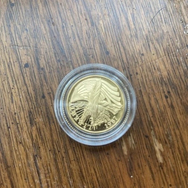 楽天市場】1987年 アメリカ 合衆国憲法制定200周年 記念貨幣 5ドル