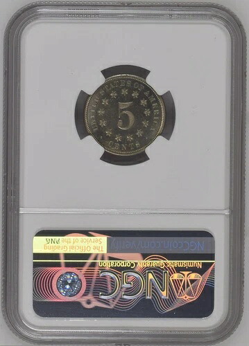1880 NGC PR65 カメオ 低価格 キーデート 5C 希少 カメオ シールド ニッケル