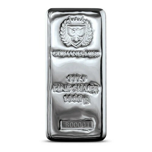 楽天市場】100グラム ゲルマニアミント鋳造銀バー（新品） : WORLD