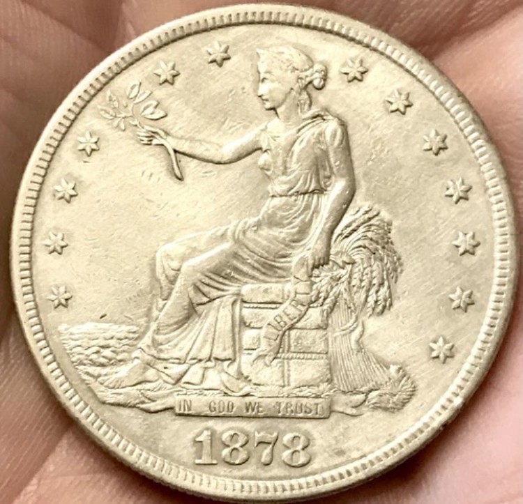 希少な1878-SチョイスMS+++ほぼプルーフのようなナチュラルトーンのシルバートレードドル
