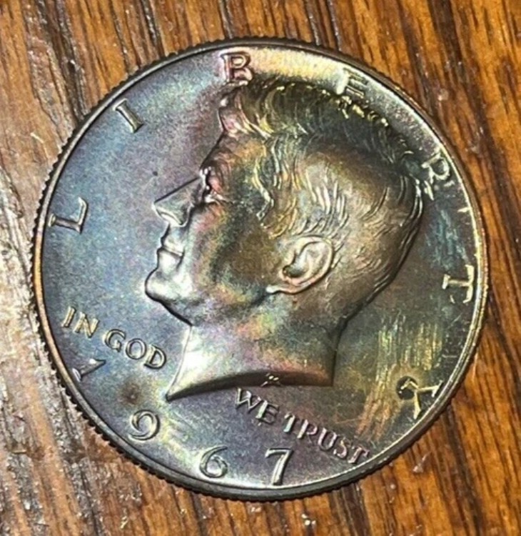 楽天市場】1964年製、ミントマークなしのケネディ・ハーフダラー。銀90