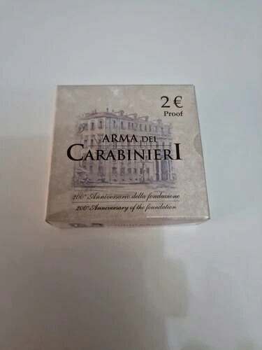 2 ユーロ イタリア プルーフ カラビニエリ 2014-