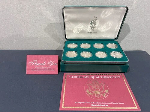 楽天市場】K21.6 金貨 アトランタ五輪記念プルーフ貨セット 金貨8.3g