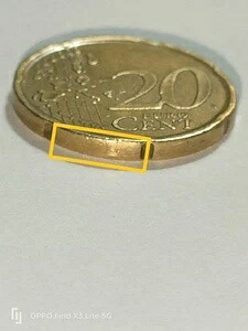 20セント硬貨。1999年。セルバンテス。スペイン。記念。エラーズプルーフ。-
