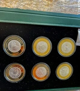 2014年 メキシコ ヘレンシア 貨幣 100ペソ プルーフセット 6枚 完璧な輝き