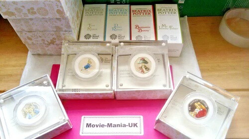 ビアトリクス・ポター シルバープルーフ、4枚セット、2017年、50ペンス限定版｜WORLD RESOURCE【KING店】