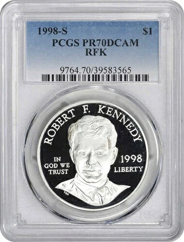 1998-S RFK記念銀貨 PR70DCAM PCGS｜WORLD RESOURCE【KING店】