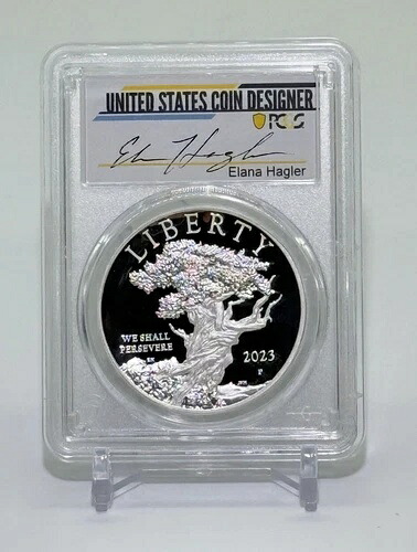 2023P- アメリカ自由勲章- PCGS- PR70 DCAM- FDOI- エラナ・ハグラー署名
