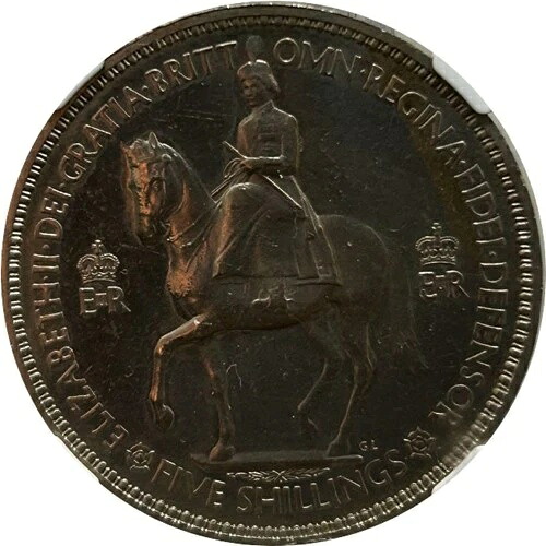NGC PF62 人気英国1953年クラウンプルーフ ERII.戴冠式 / 27|WORLD RESOURCE【KING店】