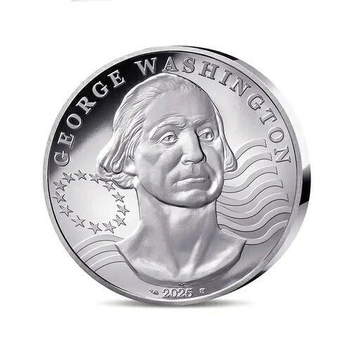 [#475342] フランス、25 ユーロ、Ind?pendance des Etats-Unis、ワシントン - 2 オンス、ベルギー、2｜WORLD RESOURCE【KING店】