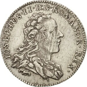 [#410660] オーストリア、トークン、ヨーゼフ2世、1764年、AU、シル、ver 154,000円