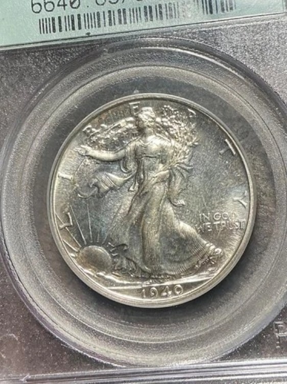 PCGS PR65 1940年 ウォーキング・リバティ ハーフダラー 派手な光沢 OGH|WORLD RESOURCE【KING店】