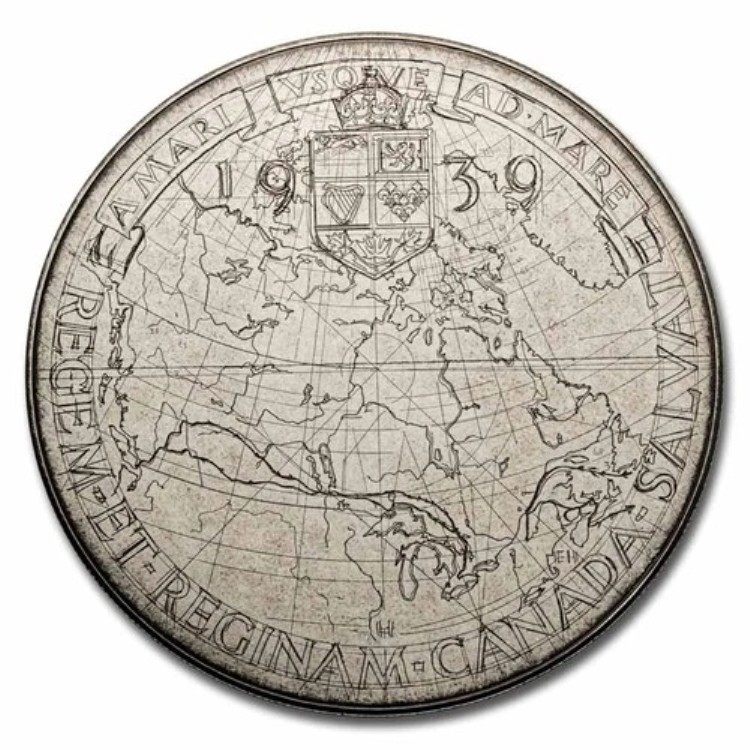 2025年カナダ 5オンス銀貨 エマニュエル・ハーンのスケッチ:王室訪問