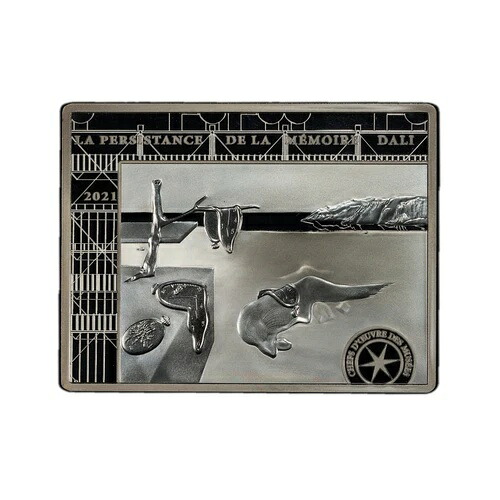 フランス 2021 ? 50 La Persistance de la M?moire サルバドール・ダリ、DCAM PCGS PR 69