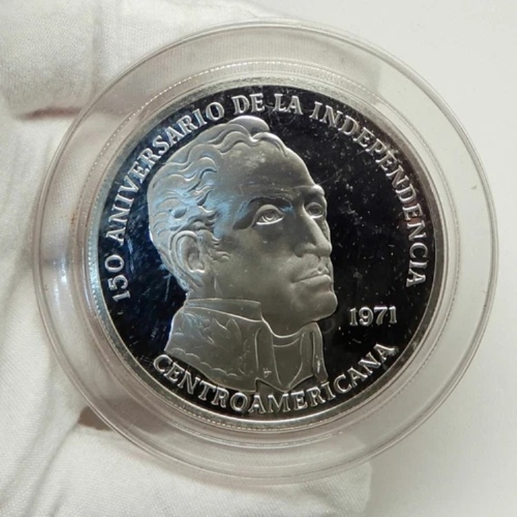 1971年 パナマ 巨大 6.2cm プルーフ銀貨 3.8オンス 20バルボア硬貨 シモン・ボリバル i76332｜WORLD RESOURCE【KING店】