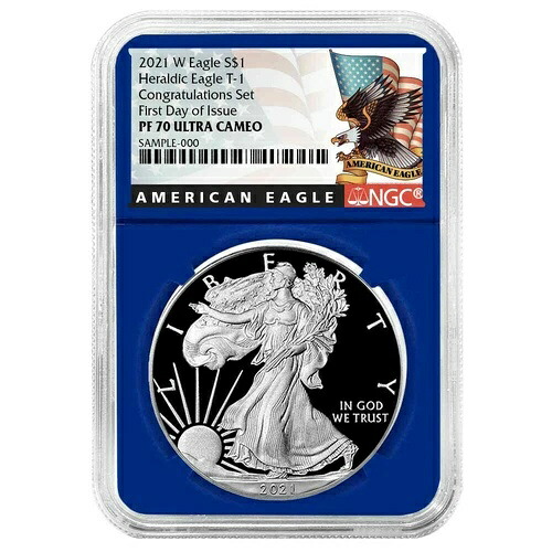 2021 W NGC PF 70 UC アメリカン・シルバー・イーグル発行初日おめでとうございます