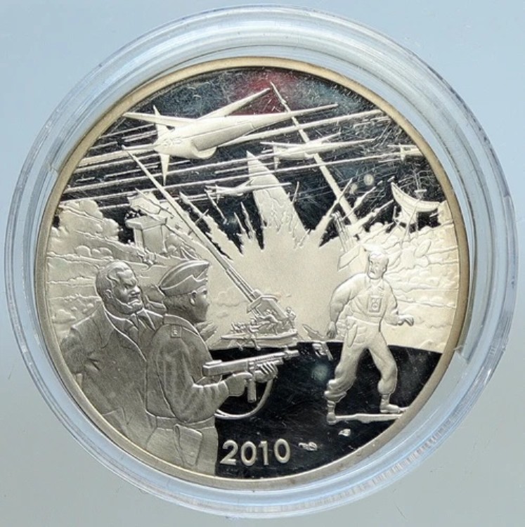 2010年 フランス ブレイク&モーティマー ベルギーコミック プルーフシルバー 10ユーロコイン i113301|WORLD RESOURCE【KING店】