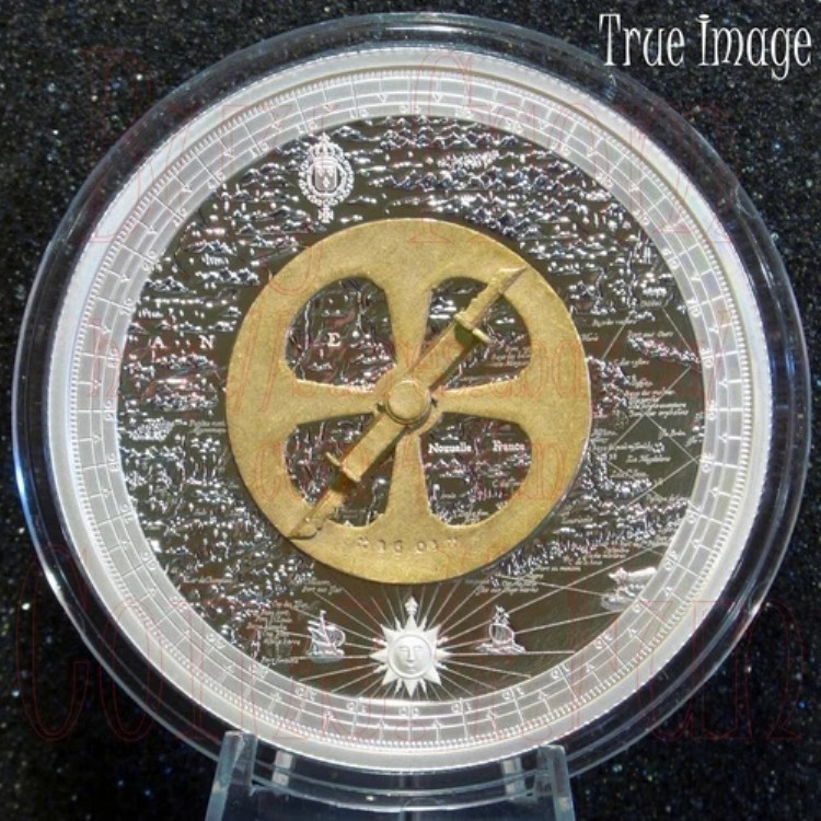 2021年 紛失・発見 - シャンプランとアストロラーベ 50ドル プルーフ純銀貨 カナダ｜WORLD RESOURCE【KING店】