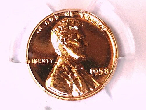 1958年 プルーフ リンカーン ウィート セント ペニー PCGS PR 68 RD 42457878