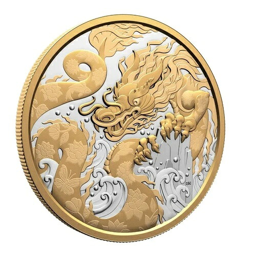 2025年カナダ 50ドル ウォータードラゴン 5オンス 純銀貨