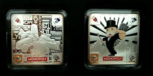 2013年モノポリー シルバーコインセット ニュージーランド ニウエ ミント ハズブロ トップ *レア*｜WORLD RESOURCE【KING店】