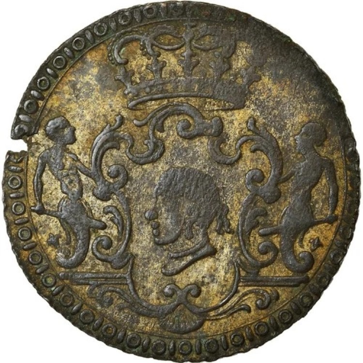 [#118] コイン、イタリア州、コルシカ島、パスクワーレ パオリ将軍、4 ソルディ、1765 年、ムール｜WORLD RESOURCE【KING店】
