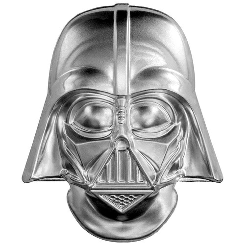 スターウォーズ ヘルメット：ダースベイダー ヘルメット 2オンス シルバー プルーフコイン UHR 2019 箱＆COA｜WORLD RESOURCE【KING店】