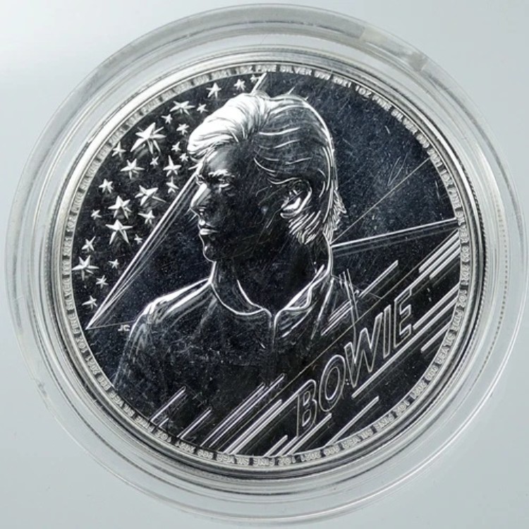 2021年 英国 エリザベス2世 デヴィッド・ボウイ 銀貨 1オンス 2ポンド i116553|WORLD RESOURCE【KING店】