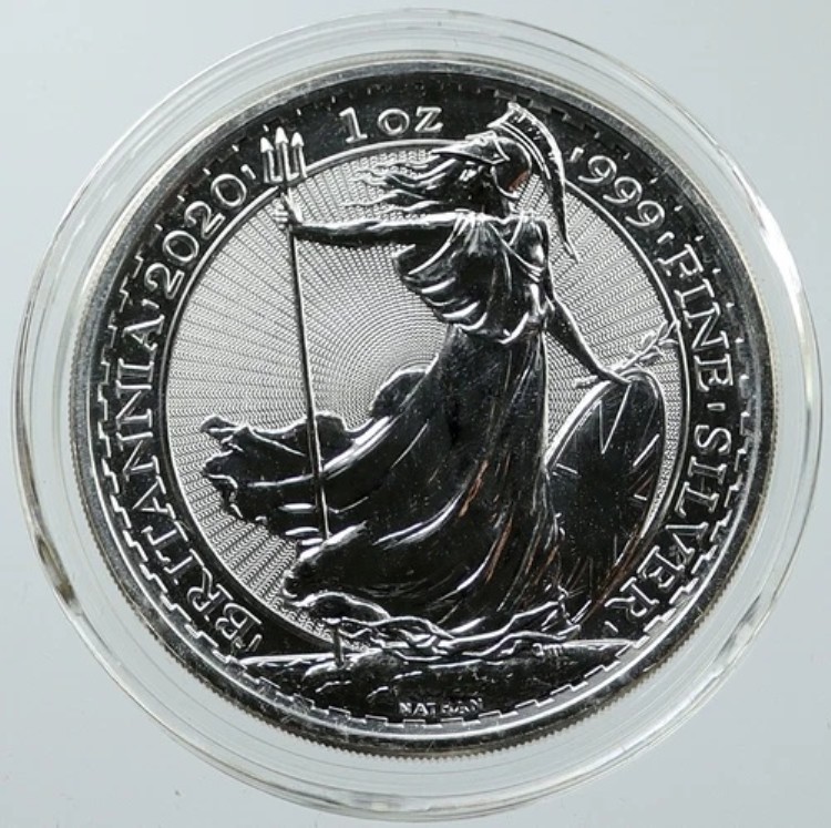 2020年 英国 エリザベス2世 ブリタニア 銀貨 1オンス 2ポンド i116564|WORLD RESOURCE【KING店】