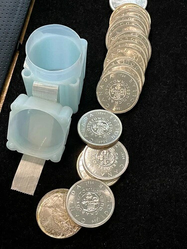 1967年以前の20カナダドル銀貨のフルロール シャーロットタウンプルーフ|WORLD RESOURCE【KING店】