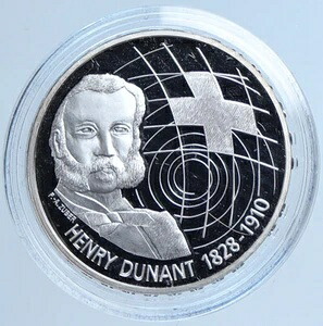 2010年 スイス アンリ・デュナン 赤十字 オールドプルーフ シルバー 20フラン コイン i113551|WORLD RESOURCE【KING店】