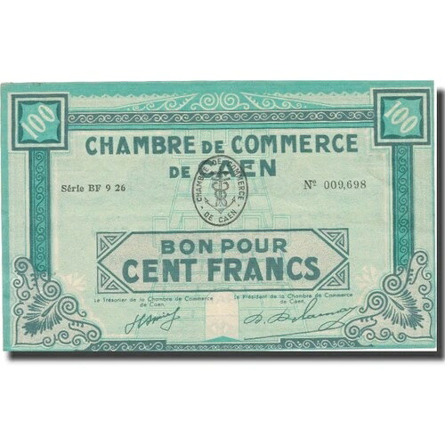 [#804728] フランス、カーン、100 フラン、1940 年、オーストラリア