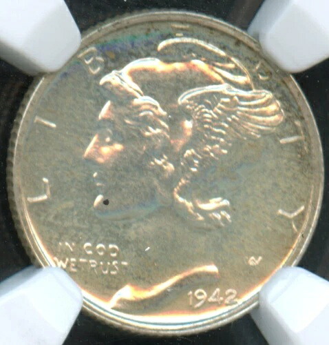 NGC - マーキュリーダイム - 10セント - 1942年 - PF-67｜WORLD RESOURCE【KING店】