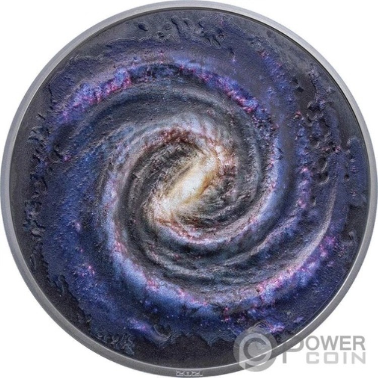 ミルキーウェイ ミルキーウェイ 宇宙 ファイナルフロンティア 3オンス 銀貨 20ドル パラオ 2021年以降