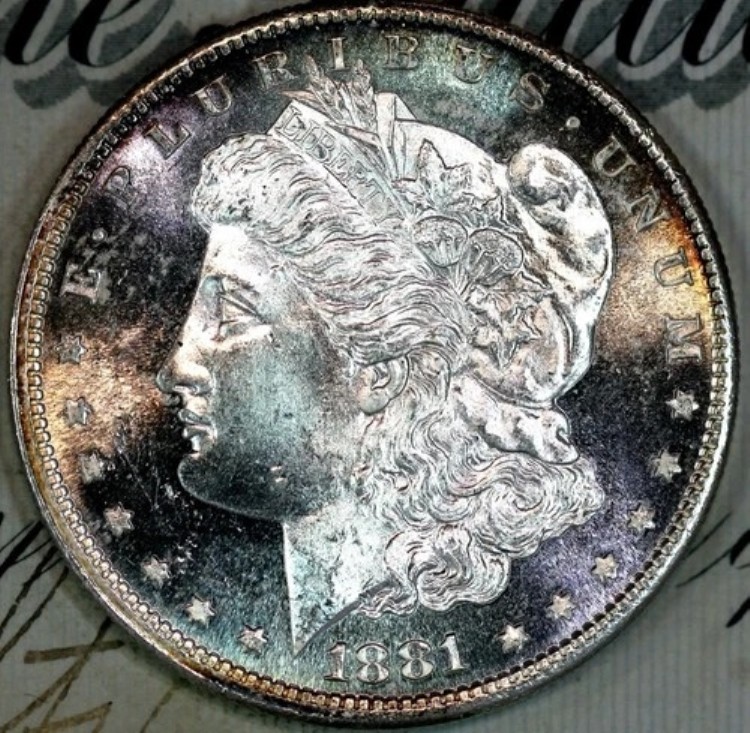 1881-S カメオ DMPL SUPERB+ GEM BU MS MORGAN シルバー ドル DC160 HOARD より