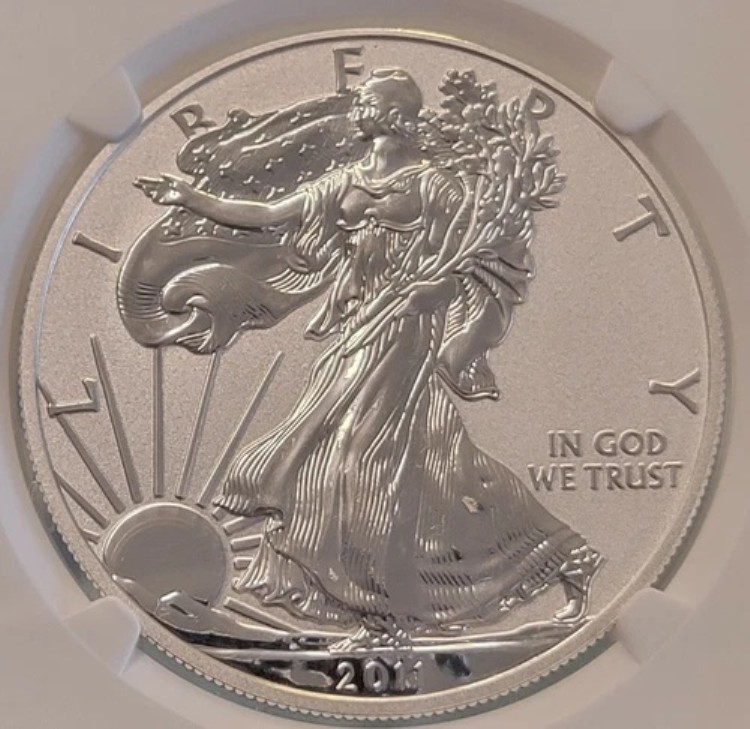2011年 P リバースプルーフ アメリカン シルバーイーグル 25周年記念セット NGC PF 70