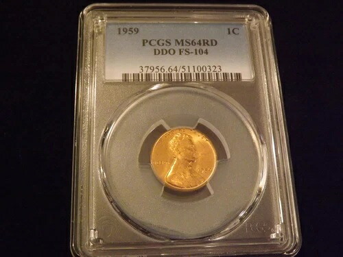 1959 1 C DDO PCGS MS 64 RD|WORLD RESOURCE【KING店】
