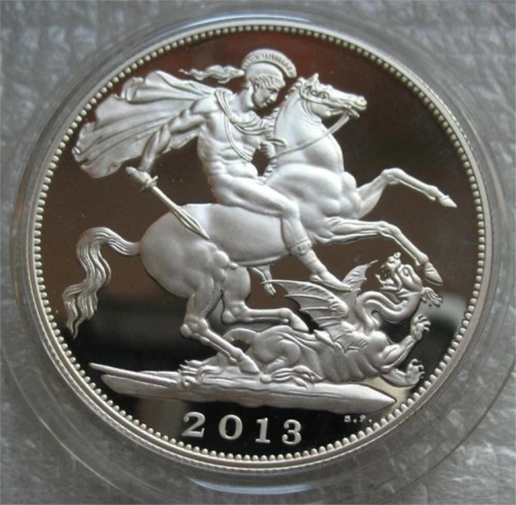 楽天市場】イギリス 英国祭記念 セントジョージ竜退治 ジョージ6世