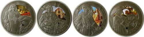 エルフ ベラルーシ 2009年 シルバーマットプルーフ 4点セット 三銃士画像