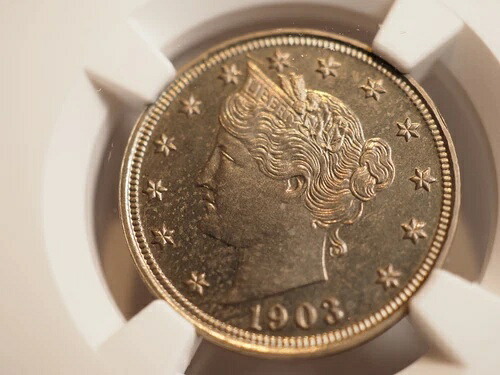 1903年 プルーフ リバティヘッド ニッケル PF64 NGC - 送料無料! G0359