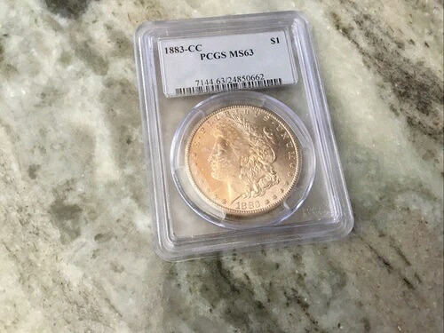 1883-CC PCGS MS63 モルガン銀貨