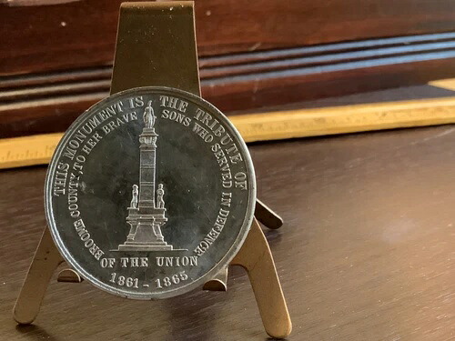 1888年 ブルーム郡記念記念碑 ホワイトメダル 40mm.R-6