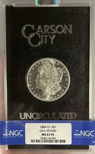 1884-CC GSA NGC MS63 PL モルガン銀貨