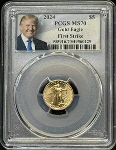 2024年 ゴールドイーグル 1/10オンス PCGS MS-70 発行初日