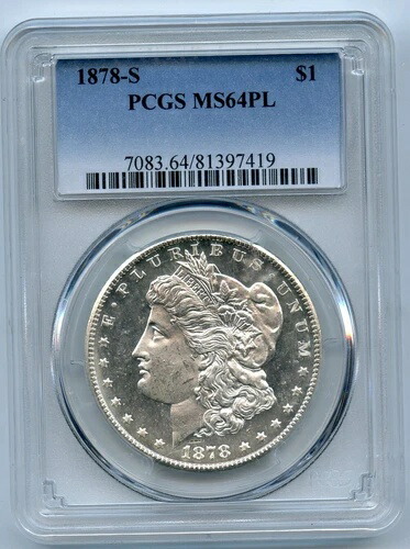1878年 S モルガン銀貨 | PCGS MS-64 | GC060 201,850円