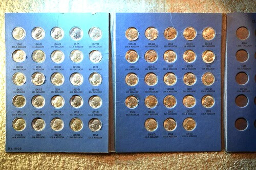1946--1964 ルーズベルト 10セント硬貨 48枚セット！#300