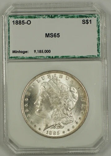 1885-O モルガン銀貨 エッセンシャルジェム BU