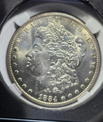 1884-CC モーガン銀貨、VAM5、未使用、送料無料 #03160032