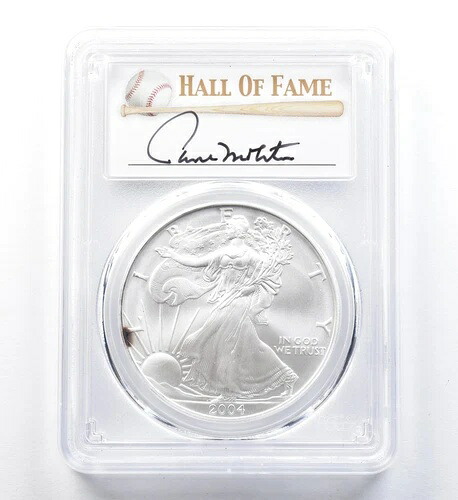 2004年 アメリカン シルバー イーグル ポール・モリター MS70 PCGS *1272