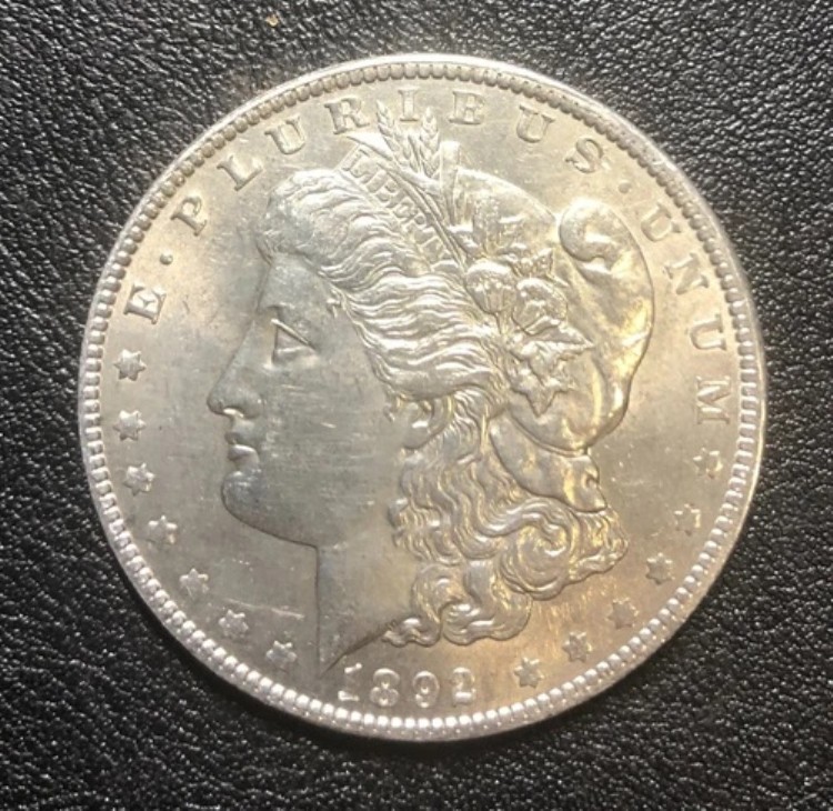 1892-O モルガン シルバードル 米国コイン 美しい状態 ハードコイン